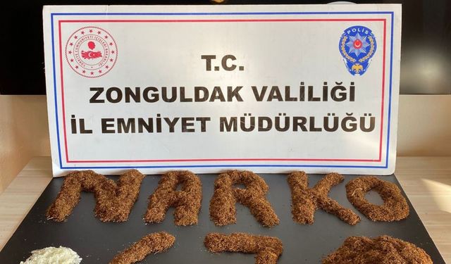 Zonguldak’ta narkotik operasyonunda 2 tutuklama