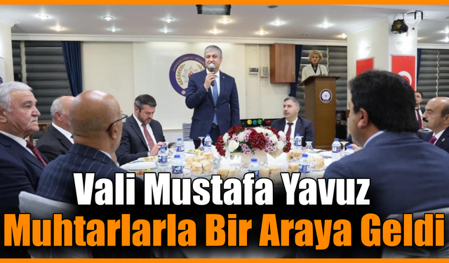 Karabük’te Muhtarlar Günü Programı Polisevi’nde gerçekleşti