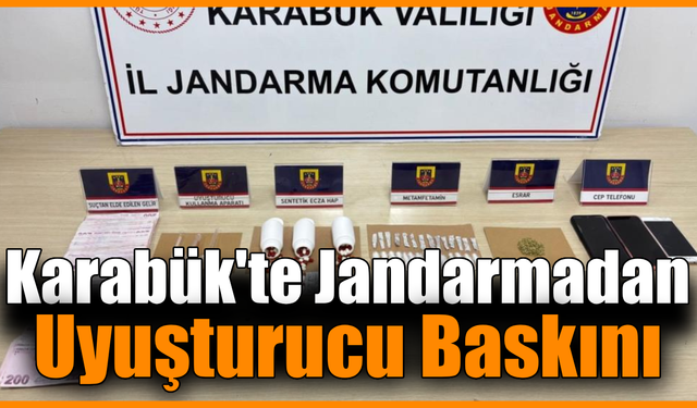 Karabük’te operasyonla 2 şüpheli gözaltına alındı