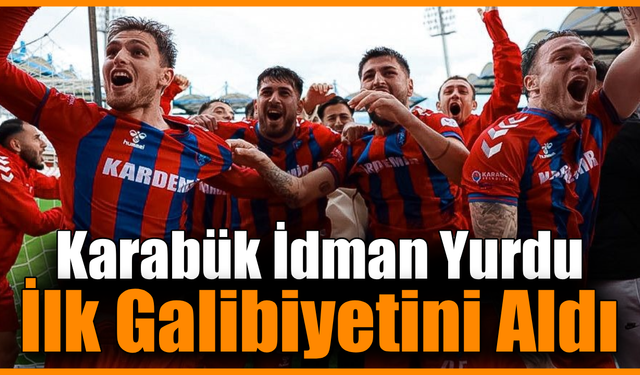 Karabük İdman Yurdu, 7. haftada şeytanın bacağını kırdı