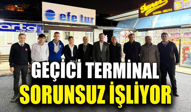 Başkan Çetinkaya terminal esnafıyla buluştu