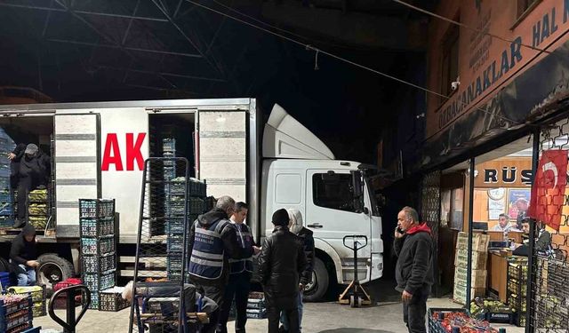 Defterdarlıktan Zonguldak Hali’ne şafak denetimi