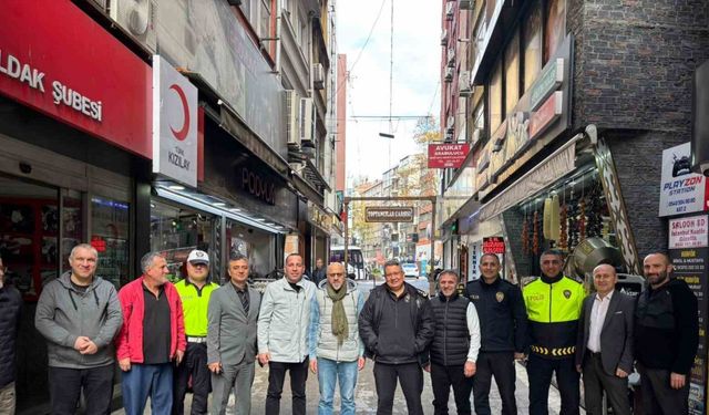 İl Emniyet Müdürü Sinan Ergen esnaflarla bir araya geldi