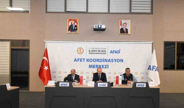 Kastamonu’da afet risk azaltma planı masaya yatırıldı