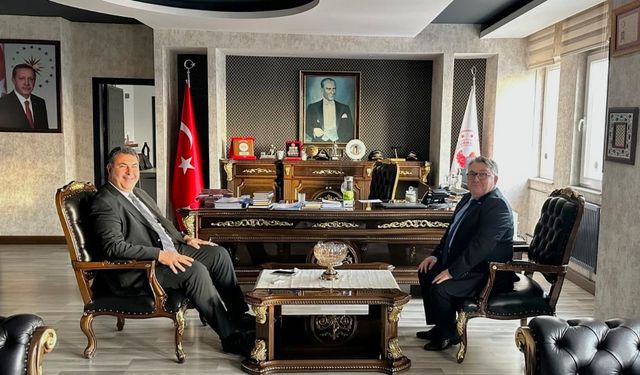 Rektör Özölçer’den Karadeniz Ereğli Kaymakamı Yılmaz’a ziyaret