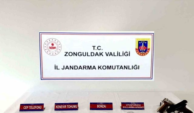 Zonguldak’ta jandarmadan üç ayrı narkotik operasyonu