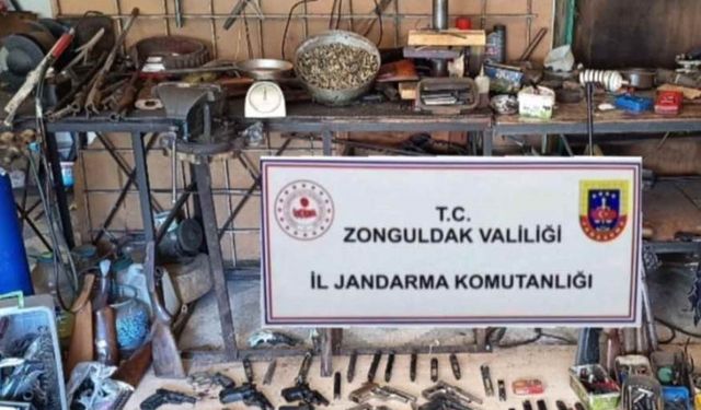 Silah imalathanesi çökertildi: 7 gözaltı, 2 tutuklama