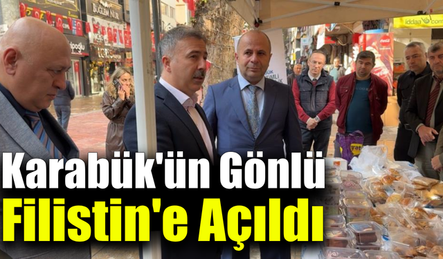 Karabük halkı Filistin için tek yürek oldu