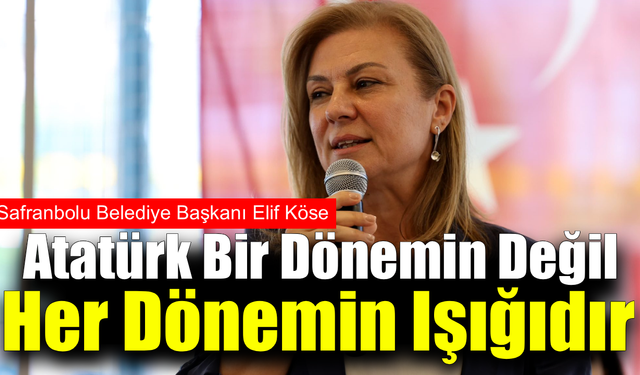 Başkan Köse, 10 Kasım’da Atatürk’ü andı