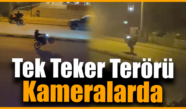 Safranbolu sokaklarında tehlikeli gösteri kamerada