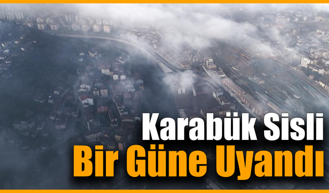 Sisli sabah kartpostallık manzaralar oluşturdu