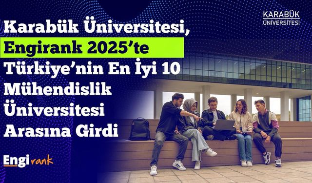 KBÜ, EngiRank 2025’te Avrupa’da 179’uncu sırada yer aldı