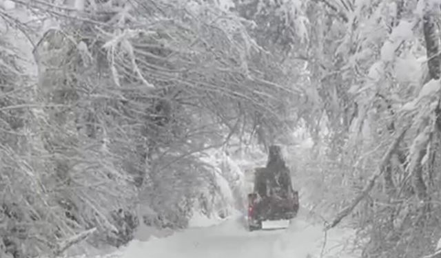 Bartın'da 30 köy yolu ulaşıma kapandı