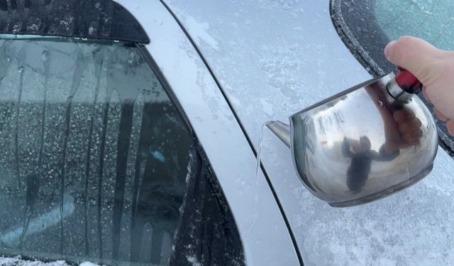 Bolu’da termometreler eksi 16’yı gördü