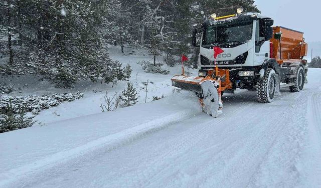 Bolu'da 486 köy yolundan 263'ü ulaşıma kapandı