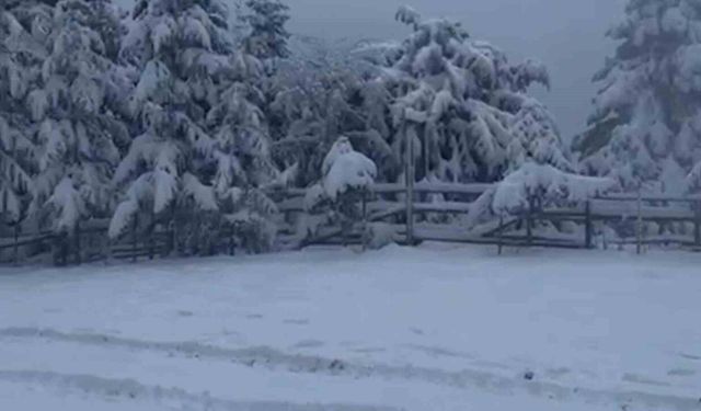 Bolu'da kış turizmine yapay kar desteği