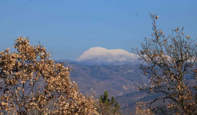 Çankırı'da sonbahar ve kış aynı karede