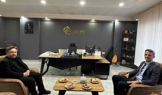 VadiTürk’te çalışmalar Kaymakam Kaya’ya tanıtıldı