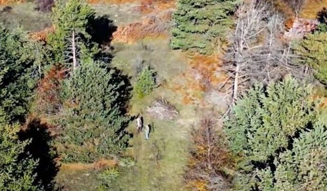 Dron destekli denetimde 4 kişiye işlem yapıldı