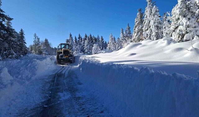 Kastamonu'da kapalı köy yolu sayısı 377'ye düştü