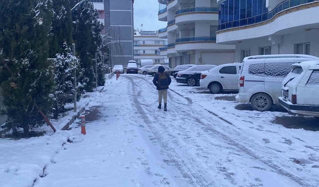 Kastamonu’da kar yağışı yeniden başladı