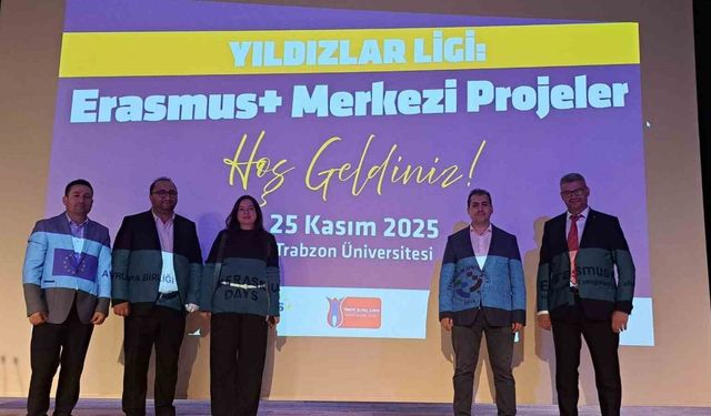 KBÜ, Trabzon'daki Erasmus+ Merkezi Projeler Toplantısında yer aldı