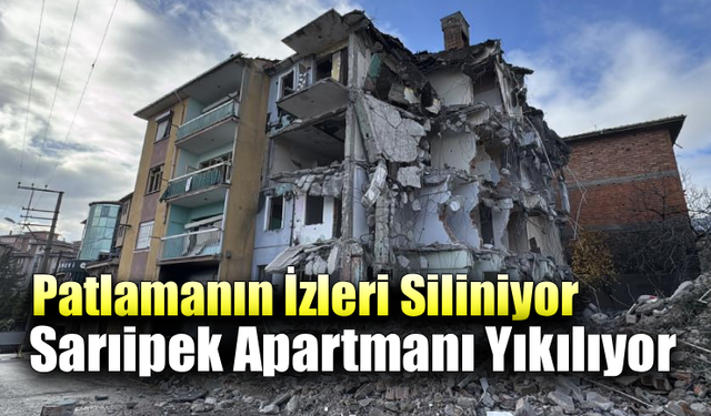 Mahalleyi üç yıldır tedirgin eden bina için yıkım başladı