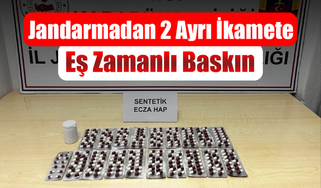 Karabük'te 265 sentetik ecza ele geçirildi