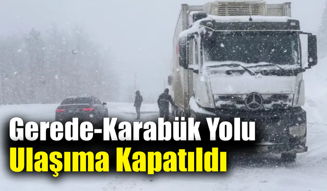 Karabük istikametinde trafik durdu
