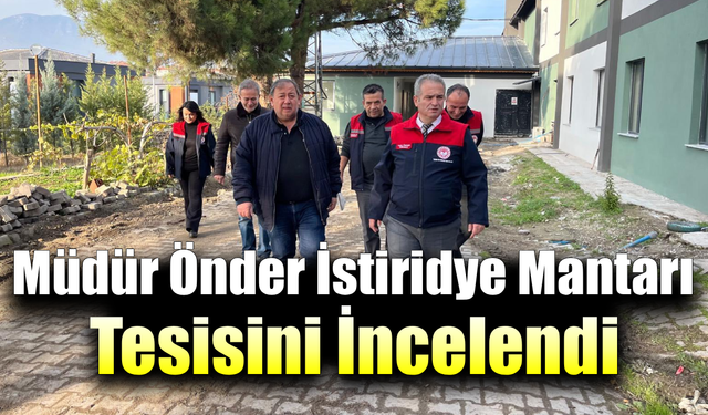Karabük’te istiridye mantarı tesisi yerinde denetlendi