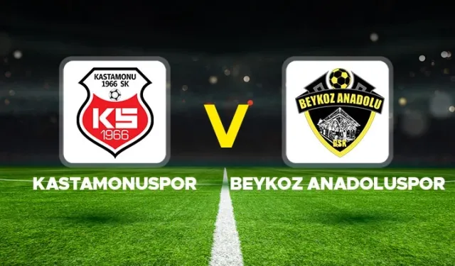TFF 2. Lig: Kastamonuspor: 1 - Beykoz Anadoluspor: 1
