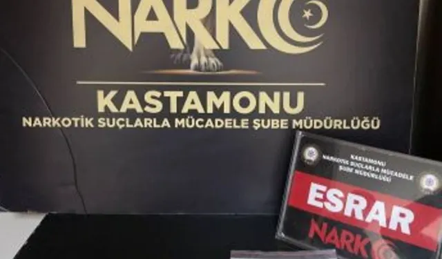 Kastamonu'da narkotik operasyonu: 4 gözaltı