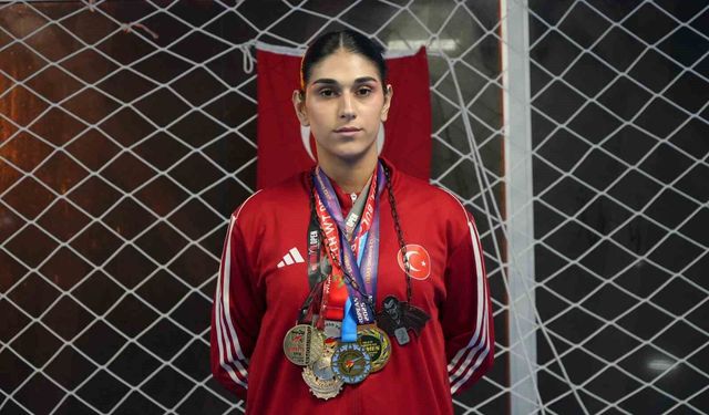 Kastamonulu milli tekvandocu evra alıcı’dan altın madalya