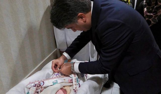 Bolu'da 2026 yılının ilk bebeği dünyaya geldi