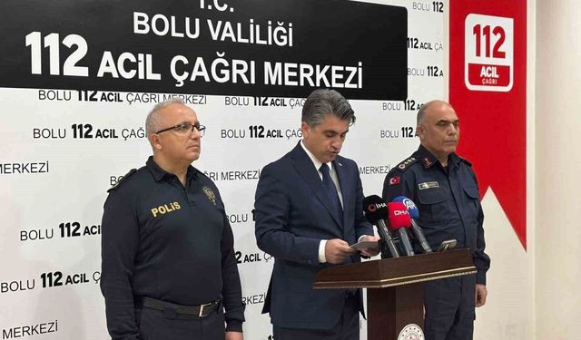 Bolu'da yılbaşında 2 bin 778 personel sahada