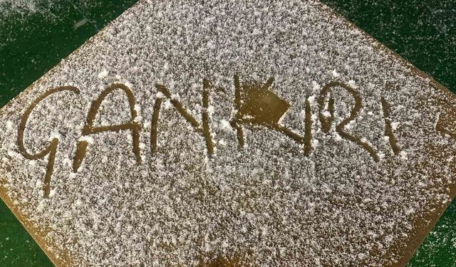 Çankırı'da yüksek kesimlerde kar yağışı etkili oldu