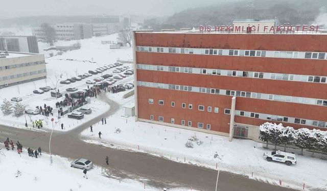 Diş Hekimliği Fakültesi'nde yangın tatbikatı