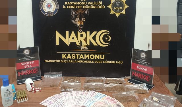 Kastamonu'da yasaklı maddeyle yakalanan şahıs tutuklandı