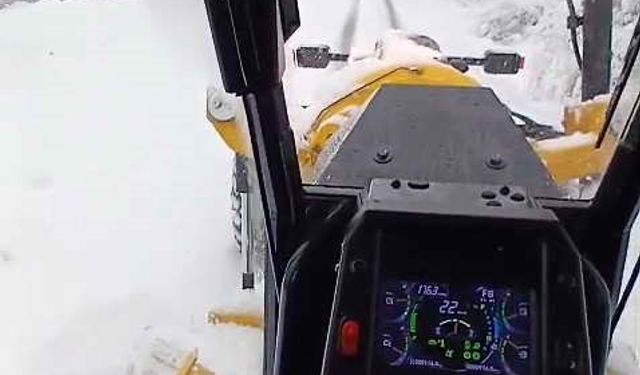 Zonguldak’ta kar yağışı köy yollarını kapattı