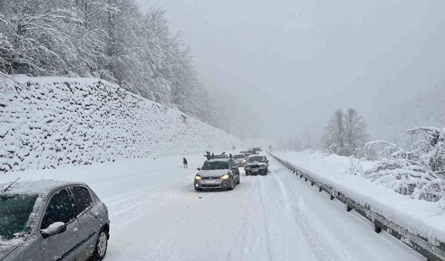 Zonguldak-Ereğli yolu uzun araçlara kapatıldı