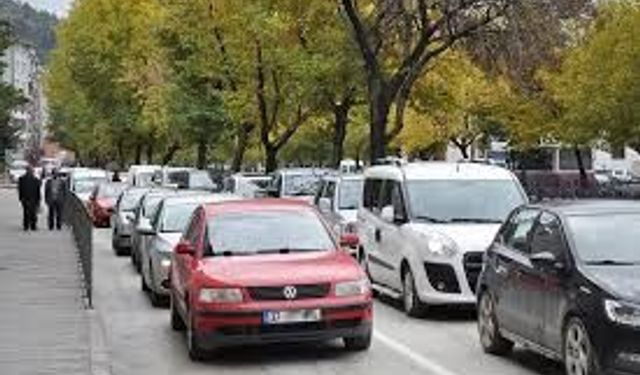 Çankırı'da trafiğe kayıtlı araç sayısı 74 bin 830 oldu