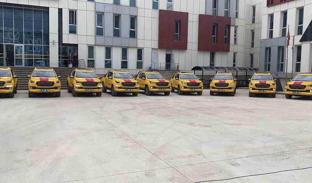 Bolu’da İl Özel İdaresi araç parkı yenilendi