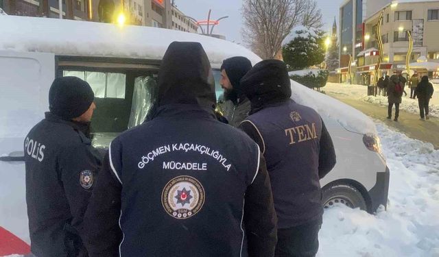 Bolu’da 21 düzensiz göçmen yakalandı