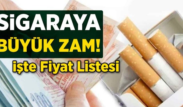 Sigaraya zam mı geldi? 17 Şubat güncel sigara fiyatları