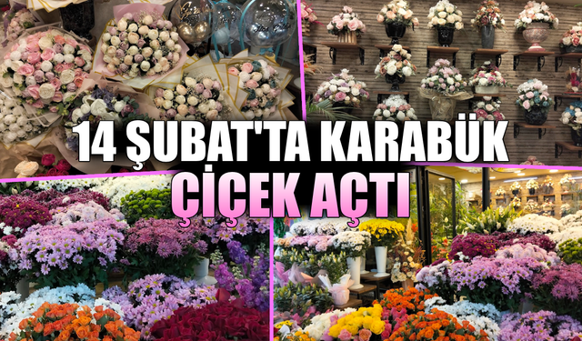 Sevdiklerini mutlu etmek isteyenler çiçekçilere akın etti