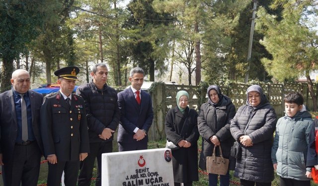 Çaycuma'da şehitler dualarla anıldı