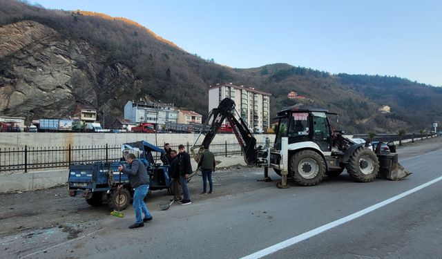 İnebolu’da patpat takla attı: Sürücü yaralandı