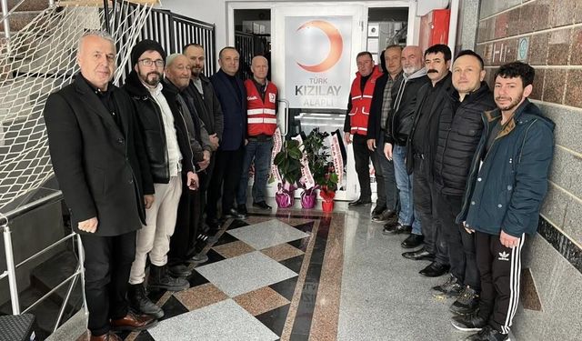 Türk Kızılayı Alaplı'da hizmete girdi