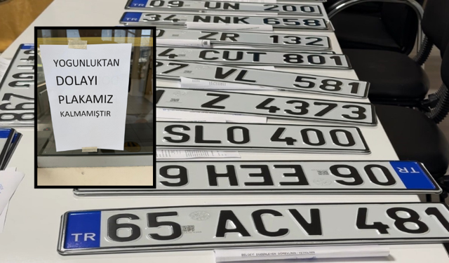 Yeni Plaka İçin Binlerce Sürücü Başvurdu: Plaka Kalmadı!