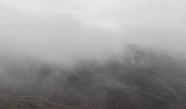 Çankırı'da sis etkili oldu